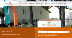 Desktop Screenshot of liveatthereserveapartments.com